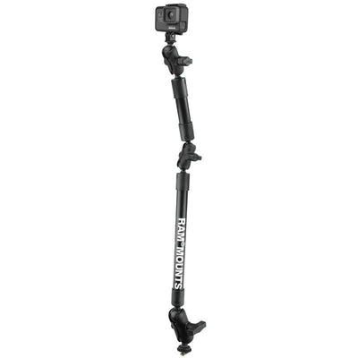 31" Tough-Pole™ Camera Mount with Track Ball™ Base - RAP-354-TRA1-12-4-A-GOP1 - OC Mounts