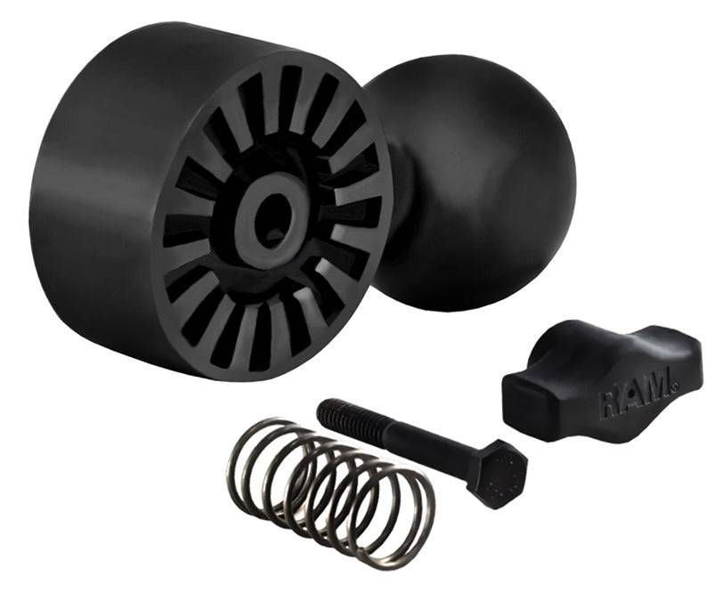 RAM ROD® Female Ratchet Adapter with 1.5" Ball - RAM-114BGU - OC Mounts