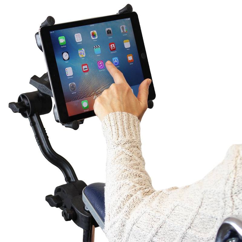 Tough-Claw™ with Extension Arm and Round Ball Base - RAP-418-400-PA-202U - OC Mounts