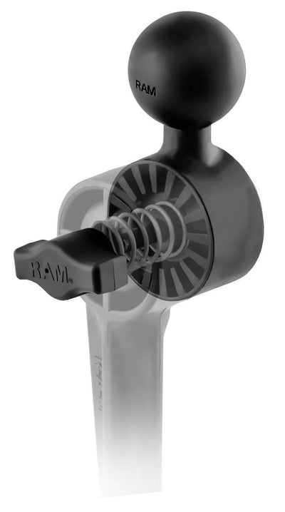RAM ROD® Female Ratchet Adapter with 1.5" Ball - RAM-114BGU - OC Mounts