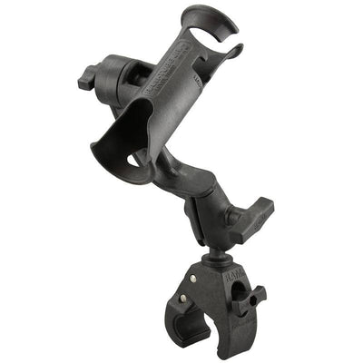 RAM Tube Jr.™ Fishing Rod Holder with RAM ROD® Revolution Ratchet/Socket System and Medium Tough-Claw™ - RAP-390-RB-404 - OC Mounts
