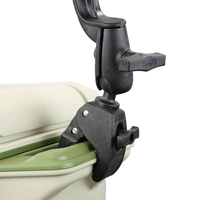 RAM Tube Jr.™ Fishing Rod Holder with RAM ROD® Revolution Ratchet/Socket System and Medium Tough-Claw™ - RAP-390-RB-404 - OC Mounts