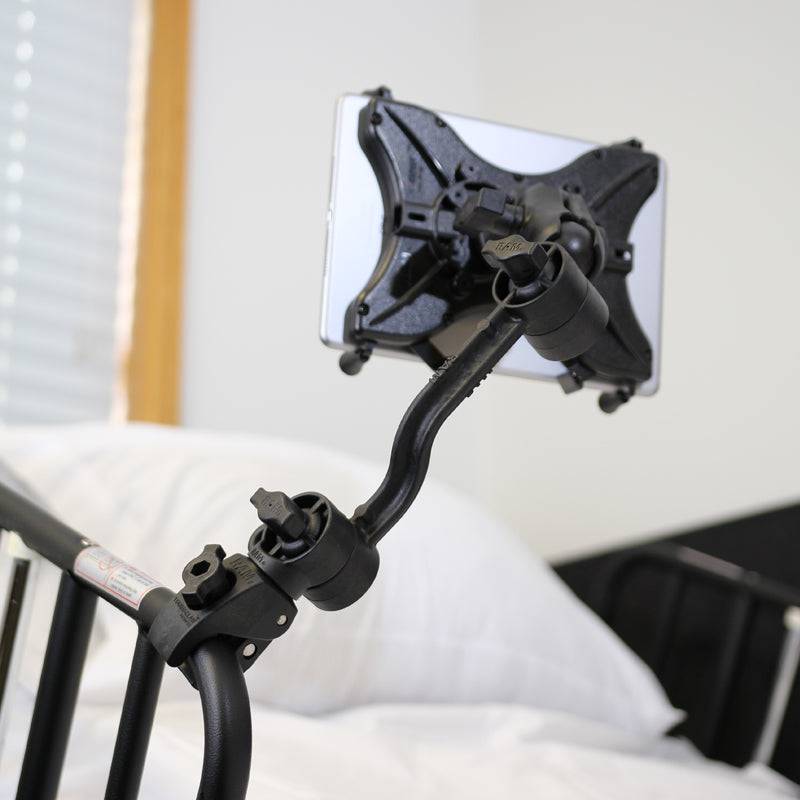 Tough-Claw™ with Extension Arm and Round Ball Base - RAP-418-400-PA-202U - OC Mounts