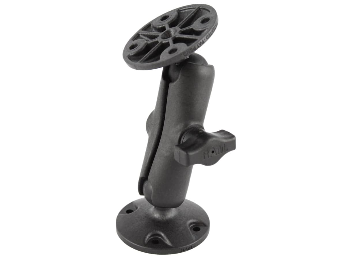 RAM Composite Double Socket Mount with Two 2.5" Diameter Bases - RAP-B-101U - OC Mounts