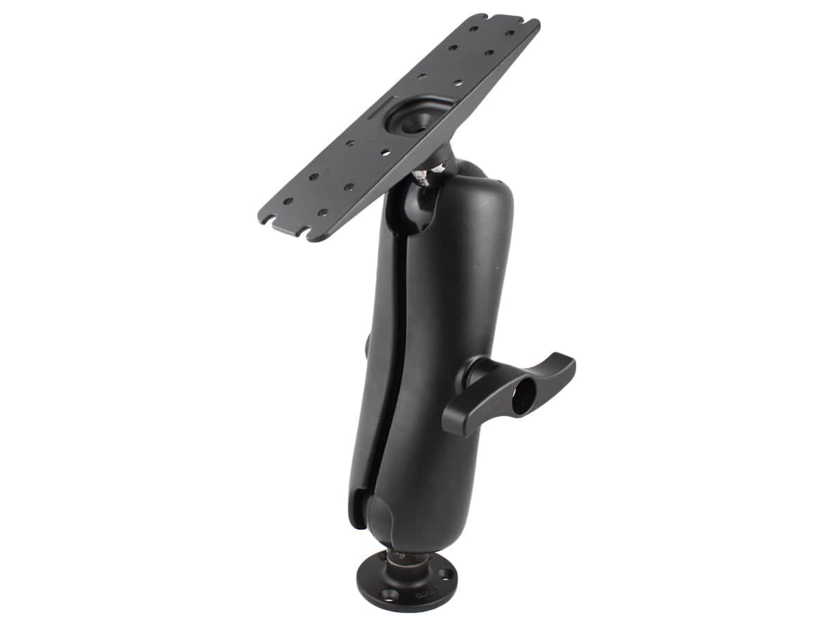 RAM 3.38" Diameter Ball Mount with 11" X 3" Rectangle Base, & 3.68" Round Base - RAM-E-111U - OC Mounts