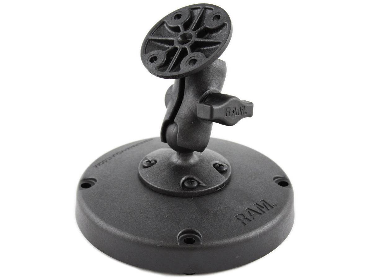 RAM® Composite Platform Double Ball Mount with Round Plate - RAP-B-291-A-202U - OC Mounts