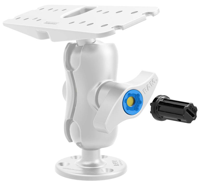 6 RAM® Pin-Lock™ Security Nut and Key Knob for 2.25"/3.38" Diameter D/E Size Arms - RAP-S-NUT5-6U - OC Mounts