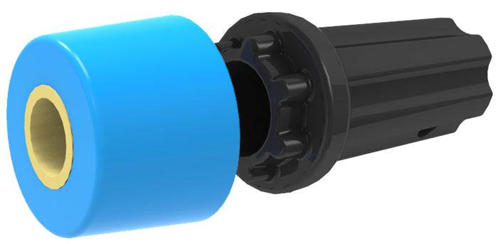 Mixed Combination RAM® Pin-Lock™ Security Nut and Key Knob for 2.25"/3.38" Diameter D/E Size Arms - RAP-S-NUT5U - OC Mounts