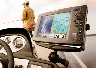 RAM D Size 2.25" Diameter Ball Mount with 3.68" Round Plate, Medium Length Double Socket Arm & 11" X 3" Rectangle Plate - RAM-D-111U - OC Mounts