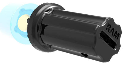 Replacement Key Knob 4 for "D/E" Size RAM® Pin-Lock™ Security Nuts - RAP-S-KEYN5-4U - OC Mounts