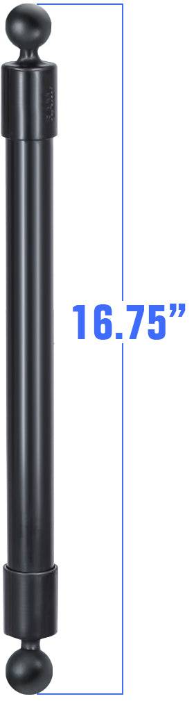 RAM 16.75" Long Extension Pole with (2 qty) 1" Diameter Ball Ends - RAP-BB-230-18U - OC Mounts