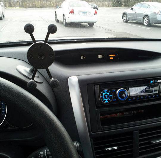 RAM Lil Buddy™ Adhesive Stick Base Mount with Universal RAM® X-Grip® Cell Phone Cradle - RAP-SB-180-UN7U - OC Mounts