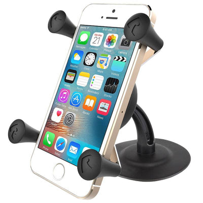 RAM Lil Buddy™ Adhesive Stick Base Mount with Universal RAM® X-Grip® Cell Phone Cradle - RAP-SB-180-UN7U - OC Mounts