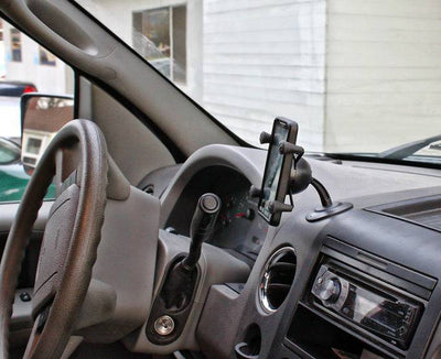 RAM Lil Buddy™ Adhesive Stick Base Mount with Universal RAM® X-Grip® Cell Phone Cradle - RAP-SB-180-UN7U - OC Mounts