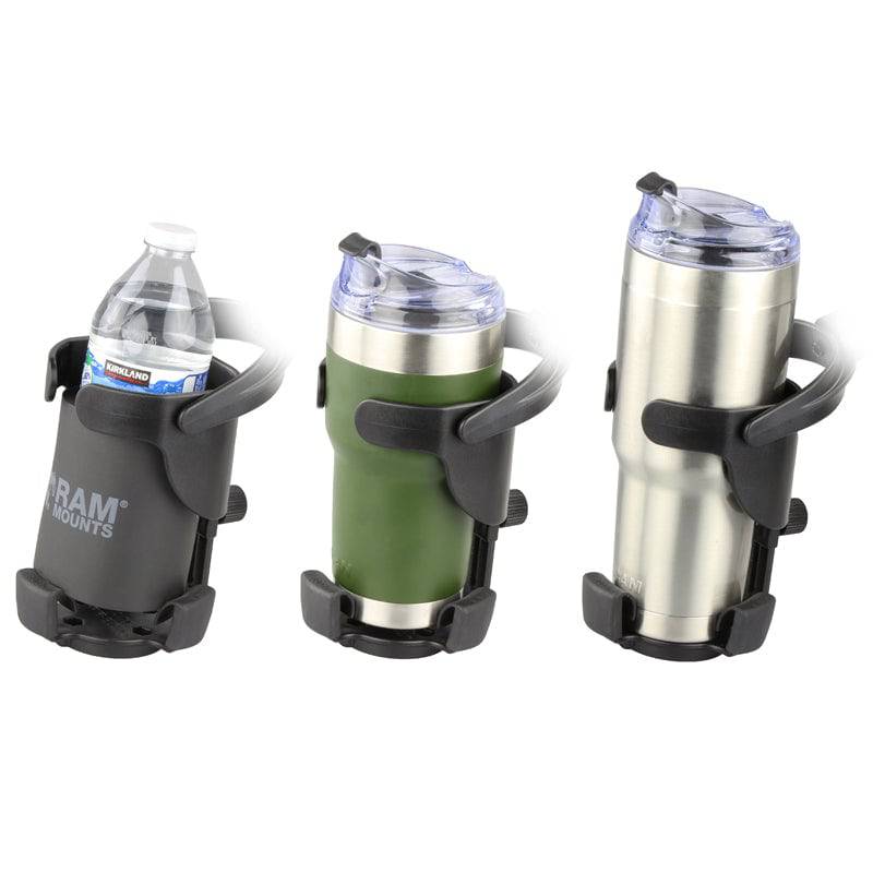 RAM Level Cup™ XL with Long Double Socket Arm and Track Ball™ Base - RAM-B-417B-C-354-TRA1U - OC Mounts