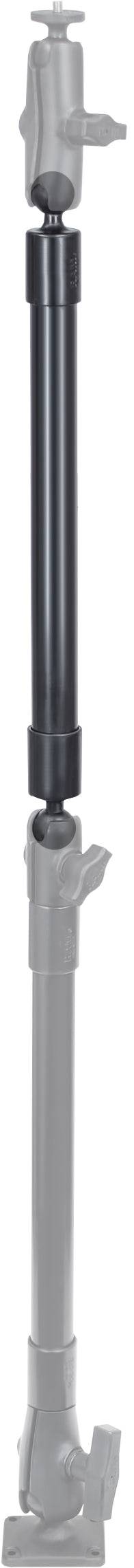 RAM 16.75" Long Extension Pole with (2 qty) 1" Diameter Ball Ends - RAP-BB-230-18U - OC Mounts