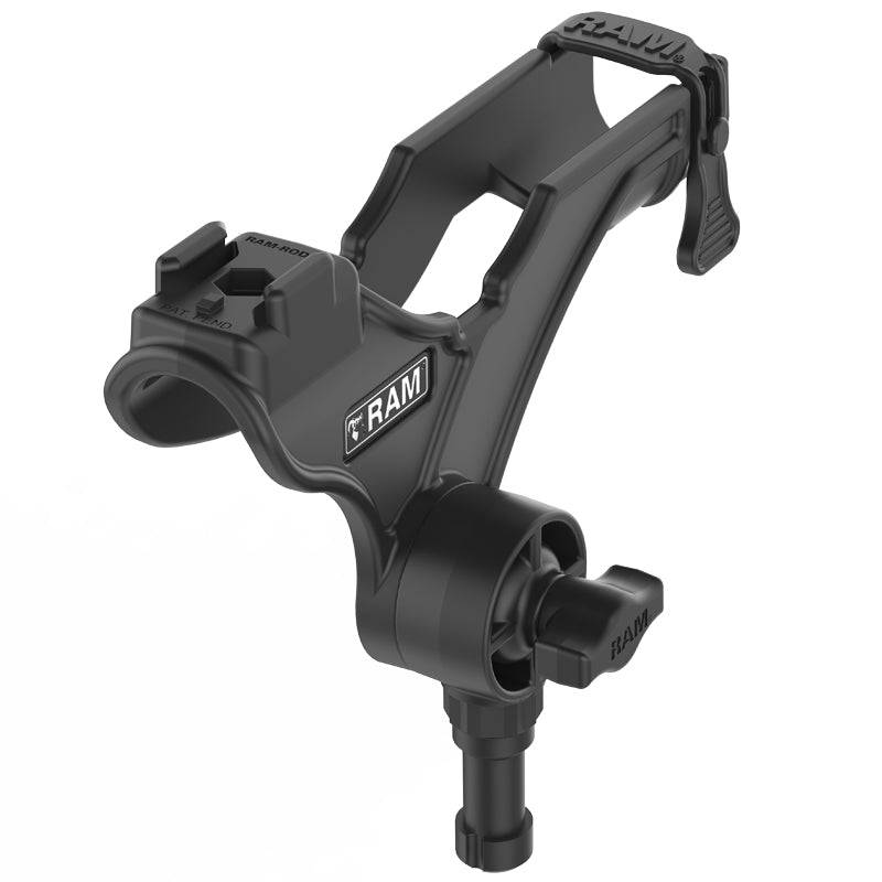 RAM ROD® JR Fishing Rod Holder with Short Spline Post - RAP-434-NB - OC Mounts