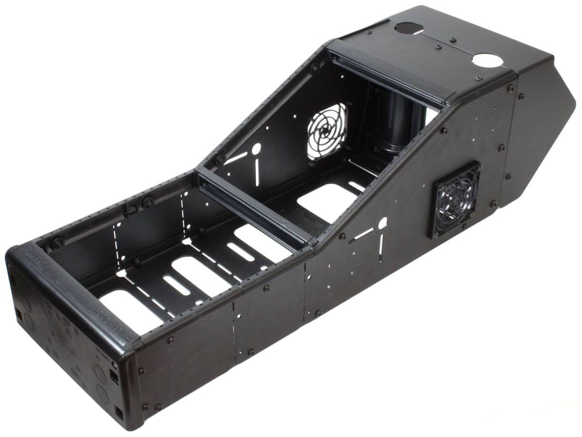 RAM Tough-Box™ Angled Console with Ford Crown Victoria Back Fairing and No Female Tele-Pole™ Bases - RAM-VCA-102NP - OC Mounts