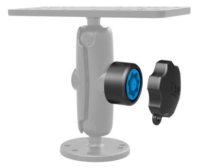5 RAM® Pin-Lock™ Security Knob and Key Knob for 1" Diameter B Size Arms - RAP-S-KNOB3-5U - OC Mounts
