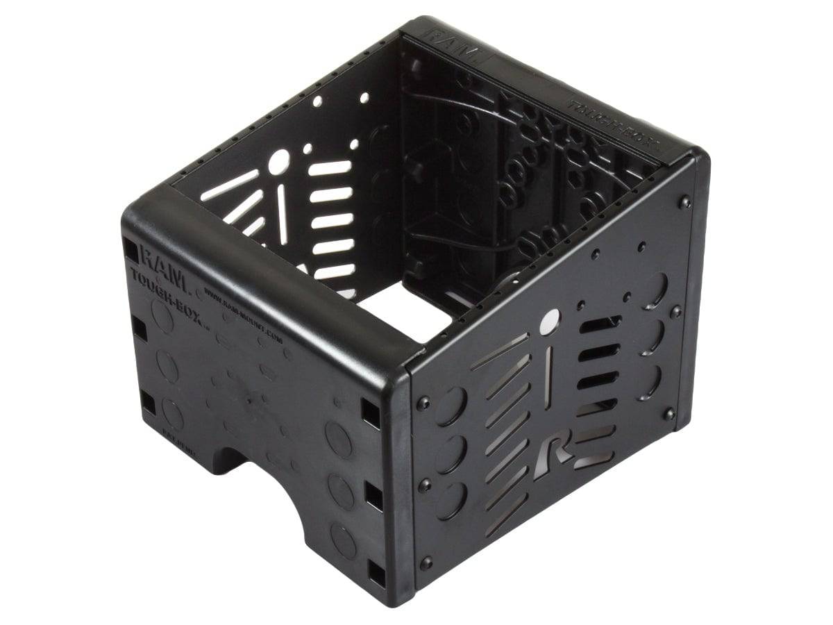 RAM 9" Tough-Box Console with Faceplate Area of 7". (ie. Combo of Faceplate Widths that Add to 7") Adjust Base Plate Not Included. - RAM-VC-9NB - OC Mounts