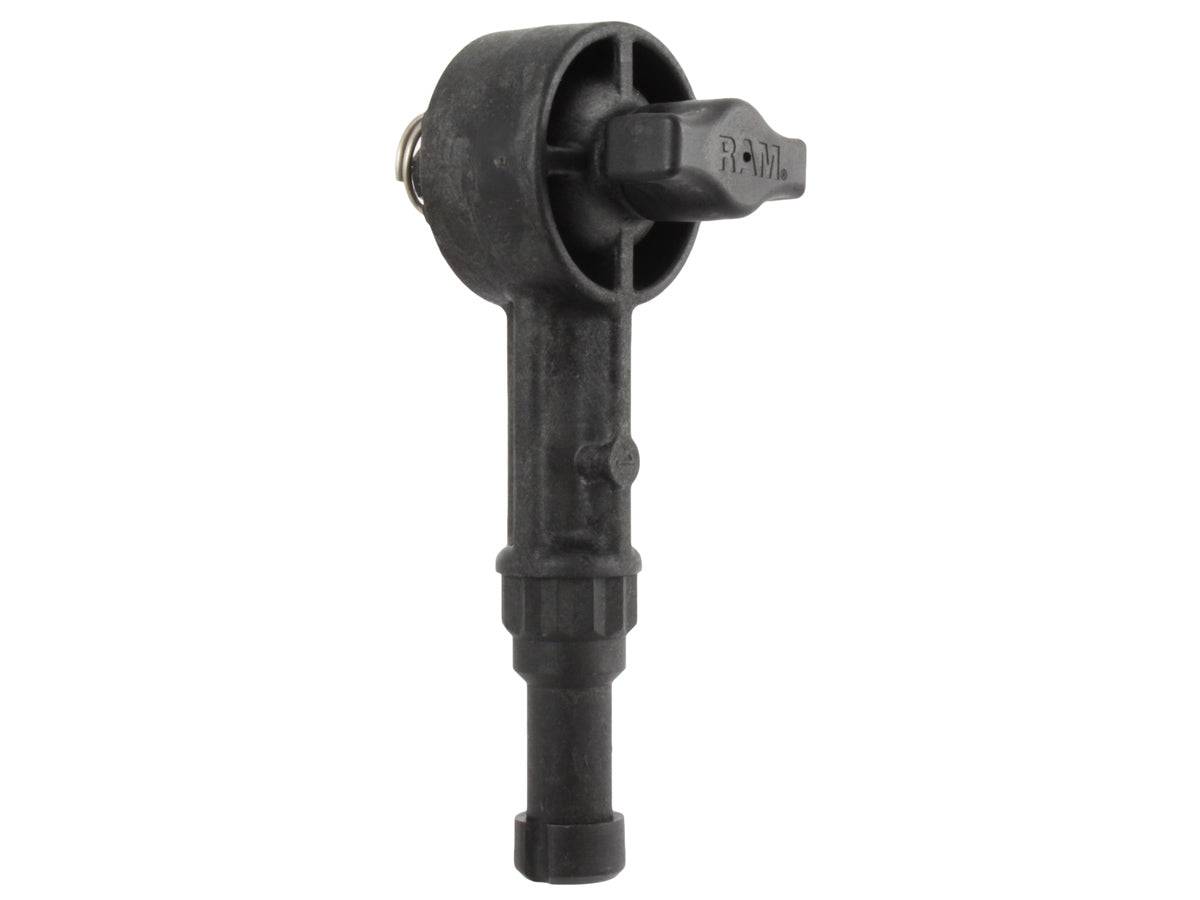 RAM ROD® 4" Long Spline Post with Knob - RAP-114-P4U - OC Mounts