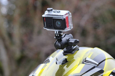 RAM 1" Ball Adapter for GoPro® Bases with Short Arm and Universal Action Camera Adapter - RAP-B-GOP2-A-GOP1U - OC Mounts