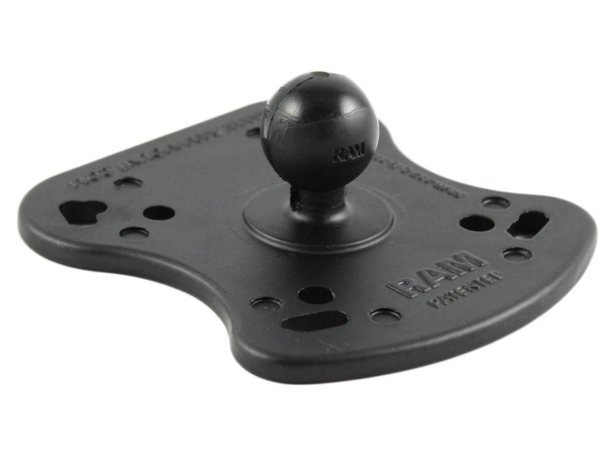 RAM 1" Ball Marine Electronic "LIGHT USE" Base for the Humminbird 100, 300, 500, 700 Series, Matrix Series and Lowrance Elite-5 Series - RAM-B-107BU - OC Mounts