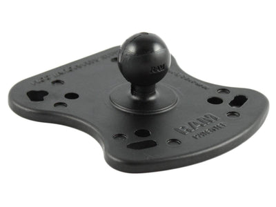 RAM 1" Ball Marine Electronic "LIGHT USE" Base for the Humminbird 100, 300, 500, 700 Series, Matrix Series and Lowrance Elite-5 Series - RAM-B-107BU - OC Mounts