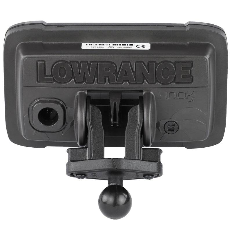 RAM B Size 1" Fishfinder Ball Adapter for the Lowrance Hook² Series - RAM-B-202-LO12 - OC Mounts
