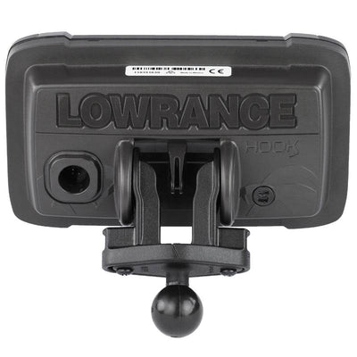 RAM B Size 1" Fishfinder Ball Adapter for the Lowrance Hook² Series - RAM-B-202-LO12 - OC Mounts