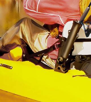 RAM Tough-Tube™ Fishing Rod Holder with 3" Length Spline Post, Combination Bulkhead/Flat Surface Base & Plunger - RAP-394-SSBMPU - OC Mounts