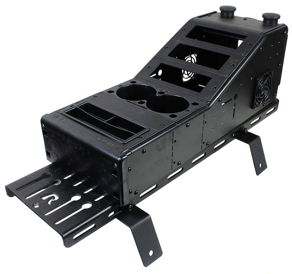 RAM COMPLETE Tough-Box™ Angled Console for the 2015-2016 Chevrolet Tahoe PPV - RAM-VCA-117C - OC Mounts