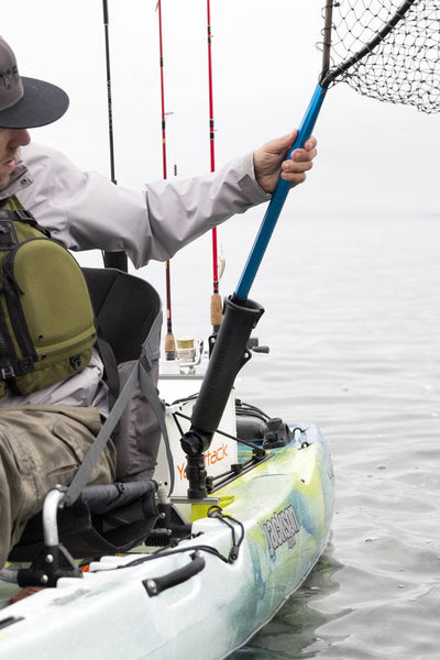 RAM Tough-Tube™ Fishing Rod Holder With 3" Long Ratchet Spline Post Arm - RAP-394-SSTU - OC Mounts