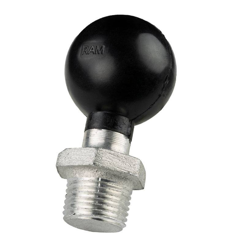 RAM® Ball Base with 1/2" NPT Male Threaded Post - RAM-207U - OC Mounts