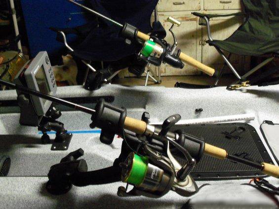 RAM ROD® Light-Speed™ Holder with RAM ROD® Revolution Ratchet/Socket System and Round Flat Surface Base - RAP-370-RBU - OC Mounts