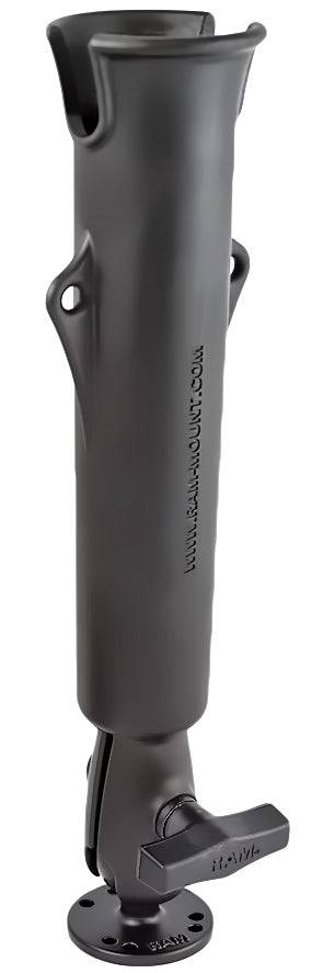 RAM-TUBE™ 2008 Fishing Rod Holder with Round Flat Surface Base - RAP-119U - OC Mounts