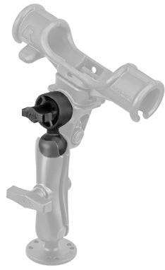 RAM ROD® Male Ratchet Adapter with 1.5" Ball - RAM-114BTU - OC Mounts