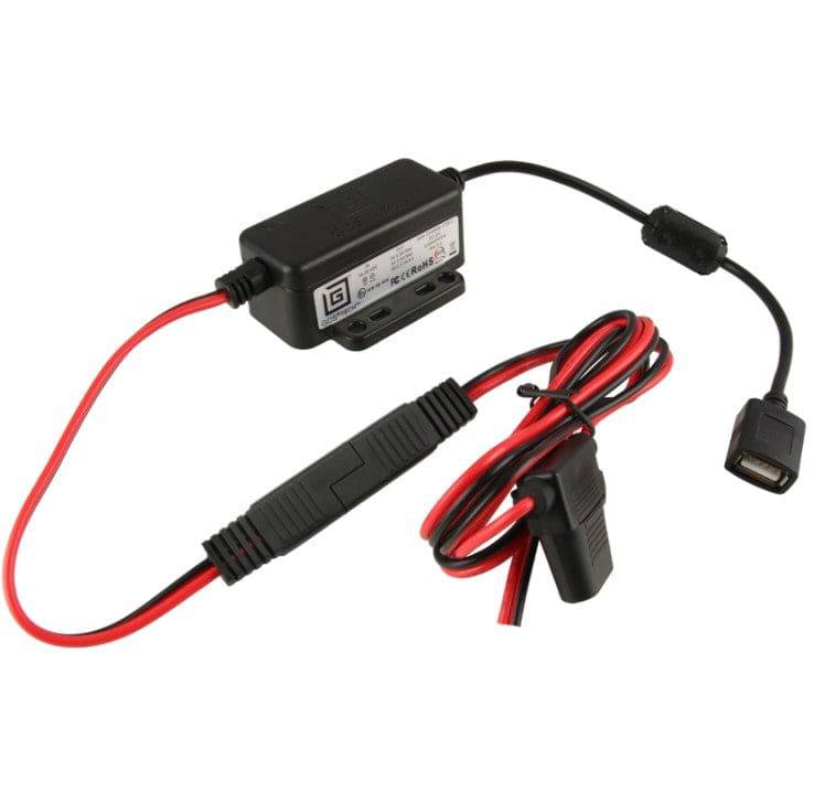 GDS® Modular 10-30V Hardwire Charger with Female USB Type A Connector - RAM-GDS-CHARGE-V7B1U - OC Mounts