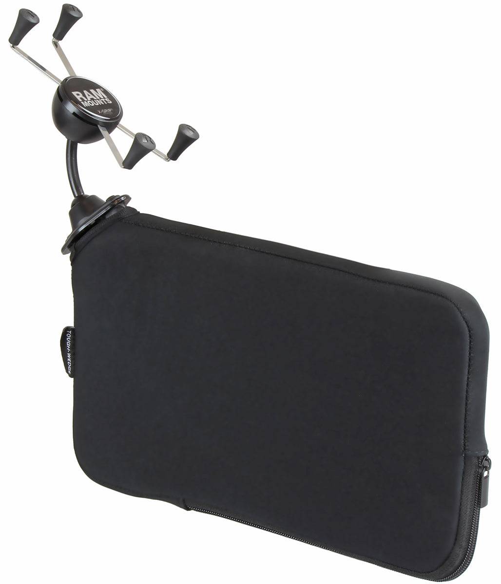 RAM Seat Tough-Wedge™ Mount with Universal RAM® X-Grip® Large Phone/Phablet Cradle - RAP-SB-407-UN10U - OC Mounts
