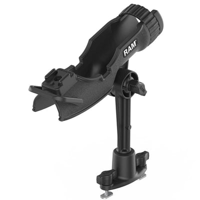 RAM ROD® HD Fishing Rod Holder with 6" Spline Post and Track Base - RAP-433-421 - OC Mounts