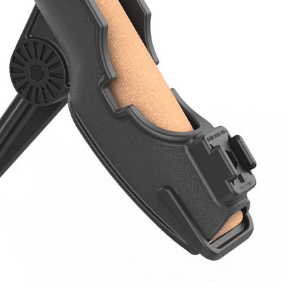 RAM ROD® HD Fishing Rod Holder with 6" Spline Post and Track Base - RAP-433-421 - OC Mounts