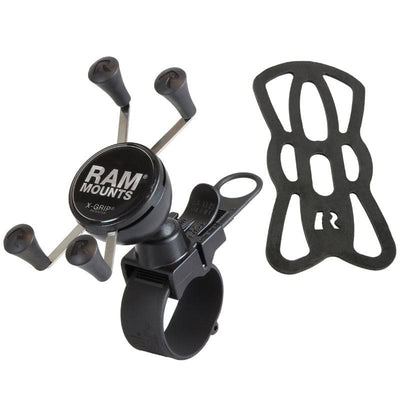 RAM® X-Grip® Phone Mount with RAM® EZ-Strap™ Rail Mount - RAP-SB-187-UN7U - OC Mounts