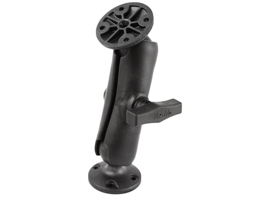 RAM® Composite Double Ball Mount with Two Round Plates - RAP-101U