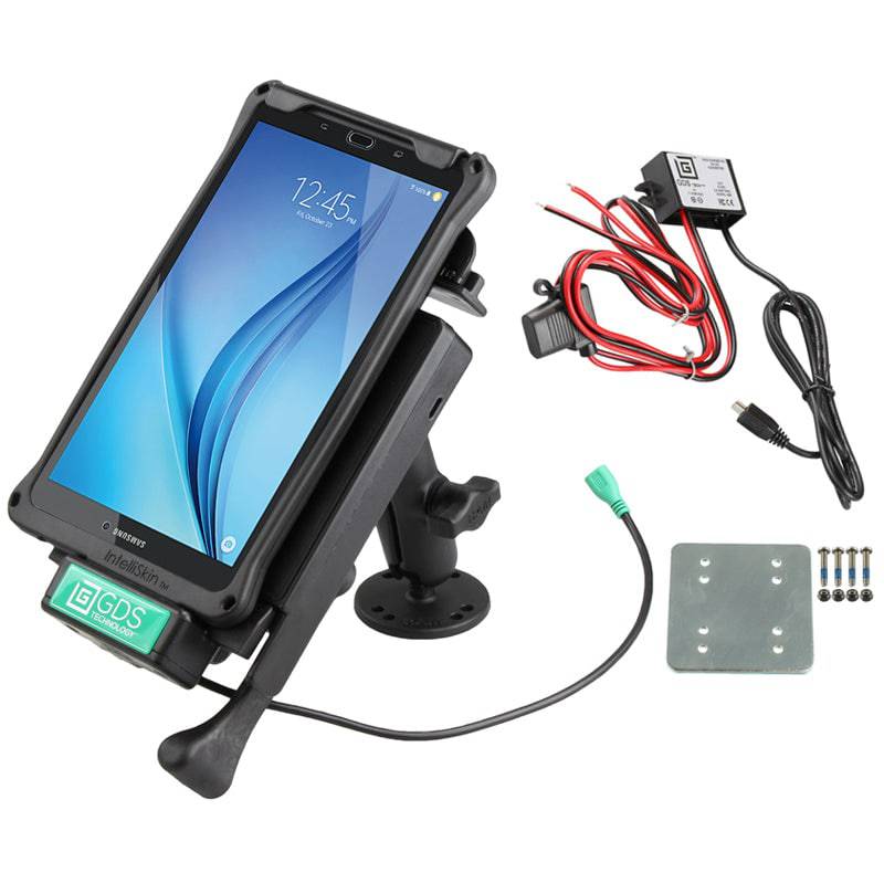 GDS® Locking Vehicle Dock for Samsung Tab E 8.0 Dash Mount Bundle - RAM-GDS-B-101LB-SAM21U - OC Mounts