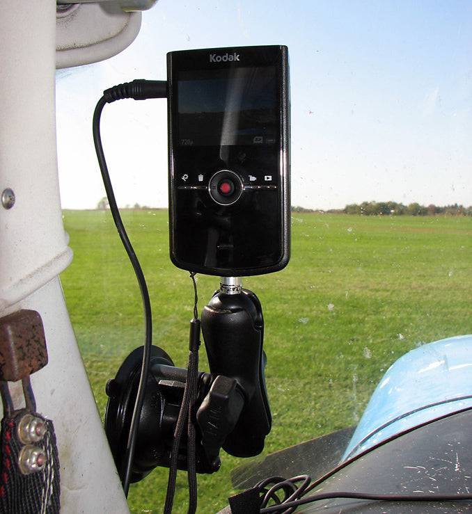 RAM® Twist-Lock™ Suction Cup Mount with 1/4"-20 Threaded Stud - RAM-B-166-237U - OC Mounts