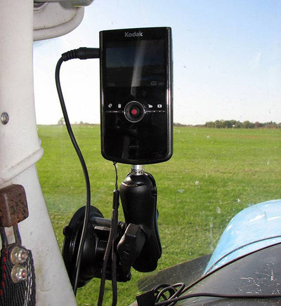 RAM® Twist-Lock™ Suction Cup Mount with 1/4"-20 Threaded Stud - RAM-B-166-237U - OC Mounts