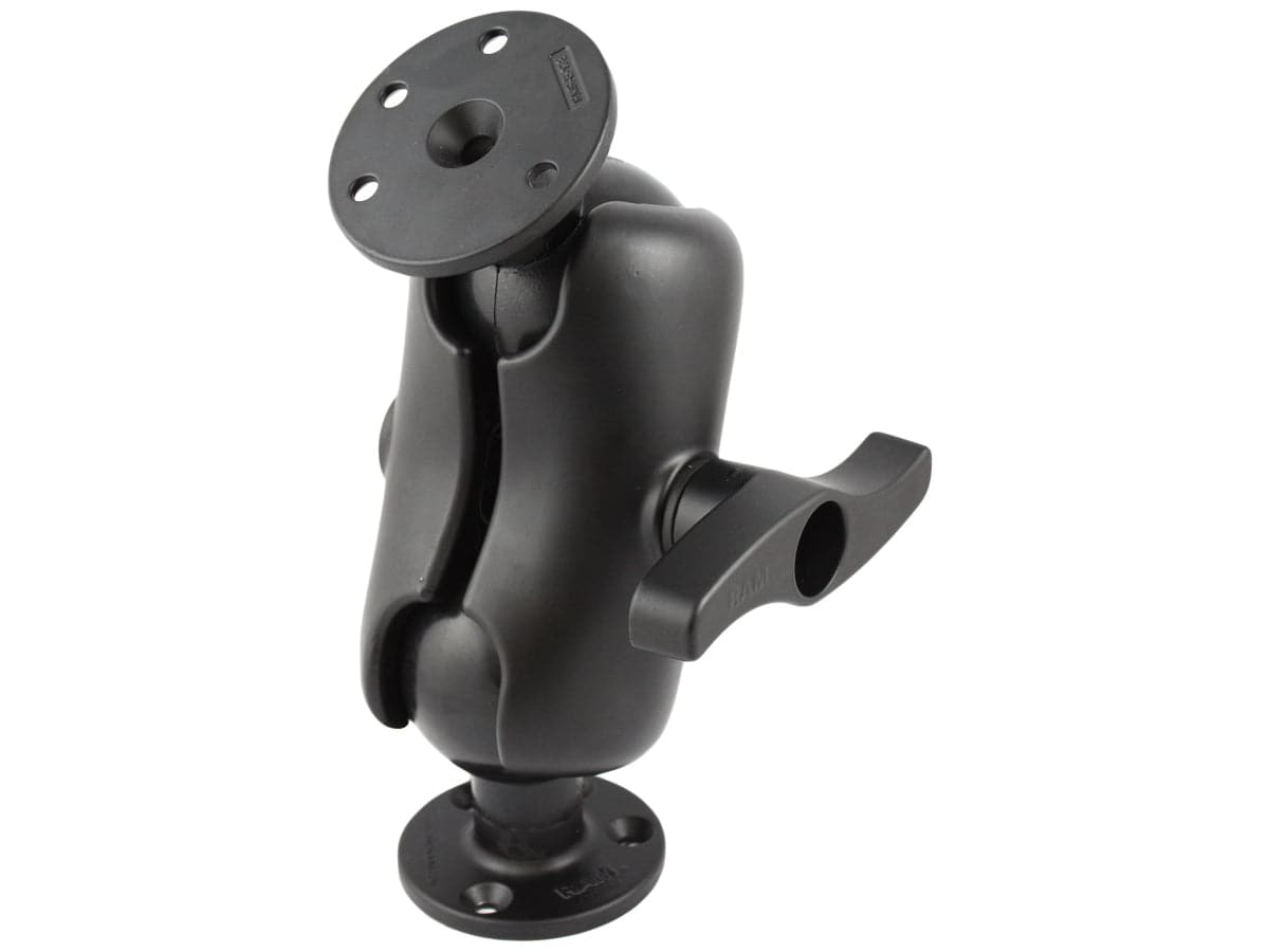 RAM® Universal Double Ball Mount with Two Large Round Plates - RAM-E-101U-D - OC Mounts