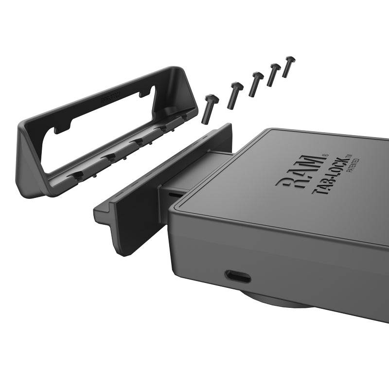 RAM® Tab-Lock™ Spring Loaded Holder for 7"-8" Tablets with Cases - RAM-HOL-TABL4U - OC Mounts