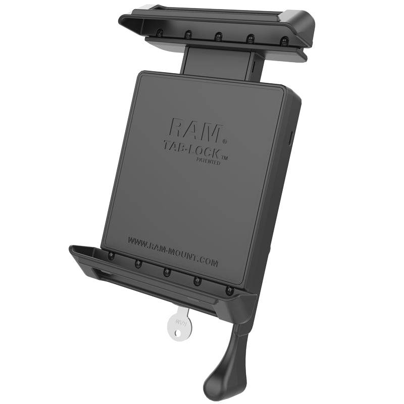 RAM® Tab-Lock™ Spring Loaded Holder for 7"-8" Tablets with Cases - RAM-HOL-TABL4U - OC Mounts