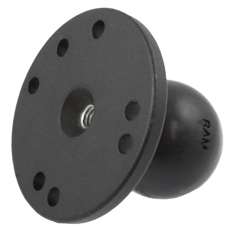 RAM® Round Plate with Ball & 5/16"-18 Threaded Hole - RAM-202U-MT1 - OC Mounts